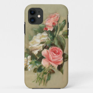 Rosa und weißer Rosen-Blumenstrauß Case-Mate iPhone Hülle