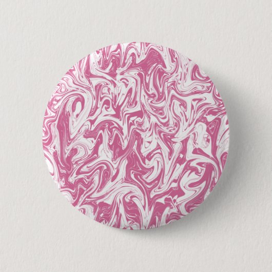 Rosa und weißer Swirl Button (Vorderseite)