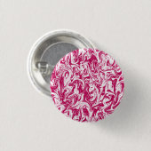 Rosa und weißer Swirl Button (Vorne & Hinten)