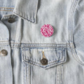 Rosa und weißer Swirl Button (Beispiel)
