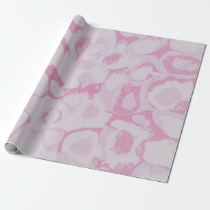 ROSA UND WEIßES BLUMENGEWEBE GESCHENKPAPIER