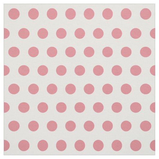 Rosa und weißes Tupfen-Handwerks-Gewebe Stoff (Muster)