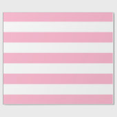 Rosa-und weißesgestreiftes Geschenk-Packpapier Geschenkpapier (Flach)