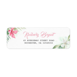 Rosa-und weißetropische Strand-Blumen