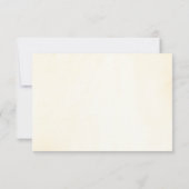 Rosa- und Weißrosenblüten RSVP Karte (Rückseite)