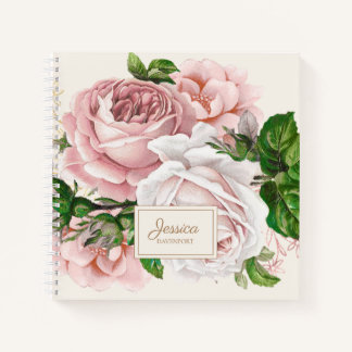 Rosa Uni Rosa Bläsercreme Notizblock