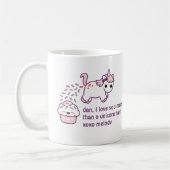 Rosa Unicorn kacken Kaffeetasse (Links)