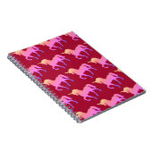 Rosa Unicorn-Notebook Notizblock (Rechte Seite)