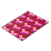 Rosa Unicorn-Notebook Notizblock (Linke Seite)