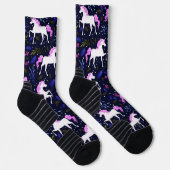 Rosa Unicorn Socken (Rechts)