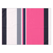 Rosa Uniformstreifen Tischdecke (Vorderseite (Horizontal))