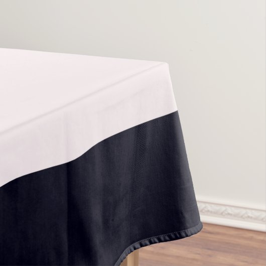 Rosa Uniformstreifen Tischdecke (Beispiel)