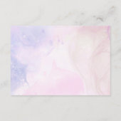 Rosa unter dem Meer Babyduschbücher für Kinder Begleitkarte (Rückseite)