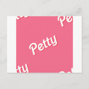 rosa Unterlage Postkarte