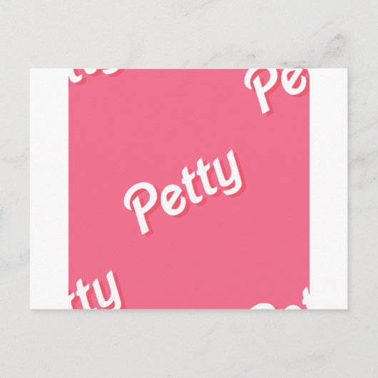 rosa Unterlage Postkarte (Vorderseite)
