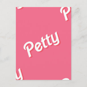 rosa Unterlage Postkarte