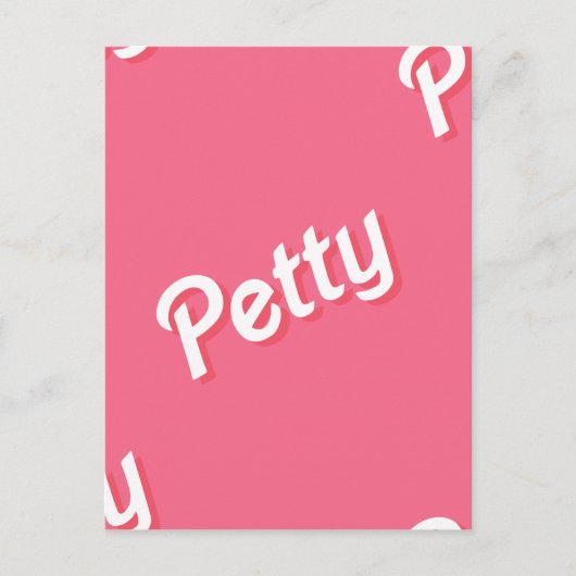 rosa Unterlage Postkarte (Vorderseite)