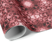 Rosa Unterschrift Gemustert Geschenkpapier (Rolleneckpunkt)