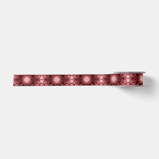 Rosa Unterschrift Goth Gemustert Ribbon Satinband