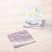 Rosa Untersetzer (Vor Ort)