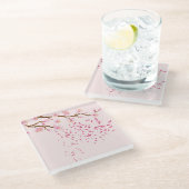 Rosa Untersetzer (Schrägansicht)