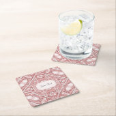 Rosa Untersetzer (Vor Ort)