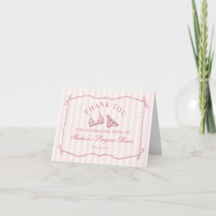 Rosa Unterwäsche Dusche Junggesellinnenabschied Da Dankeskarte