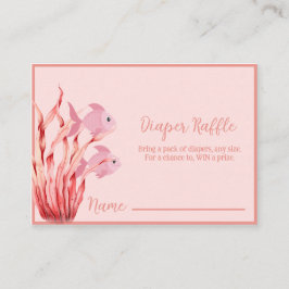 Rosa Unterwasser-Babydusche-Windelwanne Begleitkarte