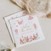 Rosa Unterwasser Geburtstag Serviette