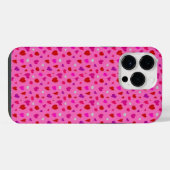 Rosa V-Tag iPhone Hülle (Rückseite (Horizontal))