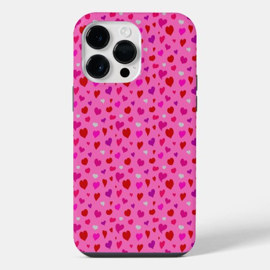 Rosa V-Tag iPhone Hülle (Rückseite)