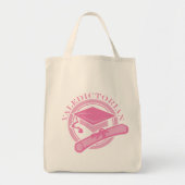 Rosa Valedictorian-Abschluss-Geschenk Tragetasche (Vorne)