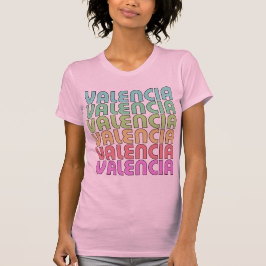 Rosa Valencia Valencia T-Shirt (Vorderseite)