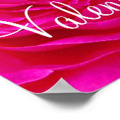 Rosa Valentine Poster (Ecke)