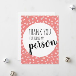 Rosa Valentinkarte Feiertagskarte