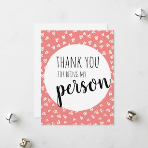 Rosa Valentinkarte Feiertagskarte