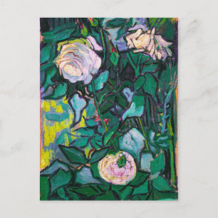 Rosa Van Gogh Rosen Postkarte