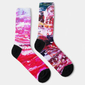 Rosa Varianz Socken (Rechts)