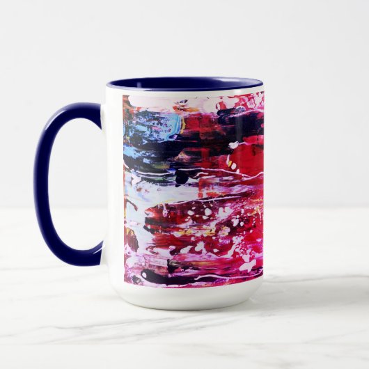 Rosa Varianz Tasse (Links)