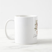Rosa Vasenvase Schokoladen-Creme-Blumen Kaffeetasse (Links)