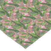 Rosa Vegetation Tropischer Dschungel Botanisch Tischdecke (Schrägansicht)