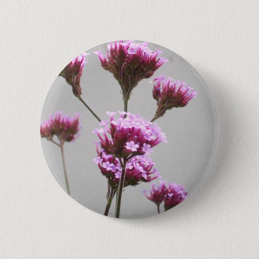 Rosa Verbene-Knopf Button (Vorderseite)