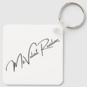 Rosa Verführung/MVR-Schlüsselanhänger Schlüsselanhänger (Rückseite)