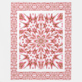 Rosa Vergiss-Me-Nots Fleecedecke (Vorderseite)