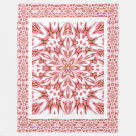 Rosa Vergiss-Me-Nots Fleecedecke