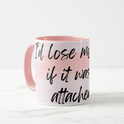 Rosa verliert meine Tasse (Vorderseite Links)