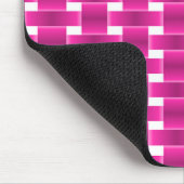 rosa Verriegelung Mousepad (Ecke)