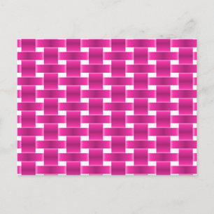 rosa Verriegelung Postkarte