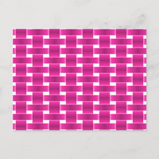 rosa Verriegelung Postkarte (Vorderseite)