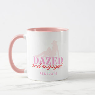 Rosa verrückt und verlobt - Junggesellinnenabschie Tasse